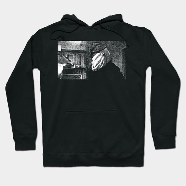 David Lynch Elephant man negative Hoodie by fm_artz